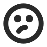 Confused Face SVG Icon